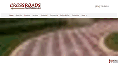 Desktop Screenshot of crossroadspaving.net