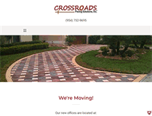 Tablet Screenshot of crossroadspaving.net